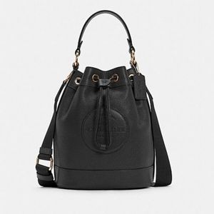Coach Dempsey Bucket Bag Black 15